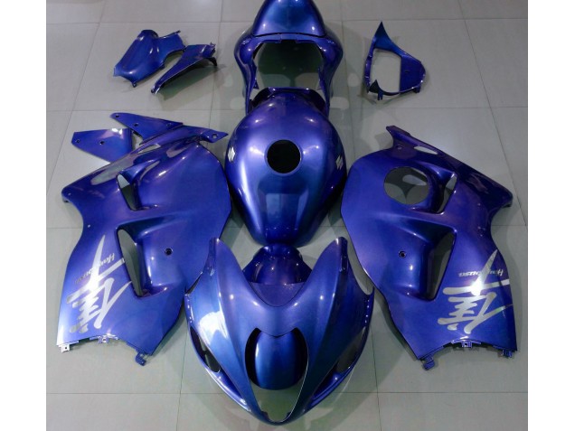 1997-2007 Gloss Blue & Silver Logo Suzuki GSXR 1300 Hayabusa Motorcycle Fairings