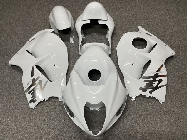 1997-2007 Gloss White Design Suzuki GSXR 1300 Hayabusa Motorcycle Fairings