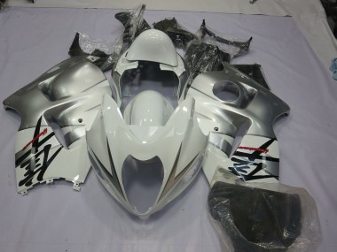 1997-2007 Silver White Suzuki GSXR 1300 Hayabusa Motorcycle Fairings