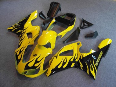 1998-1999 Yellow Flame Yamaha R1 Motorcycle Fairings