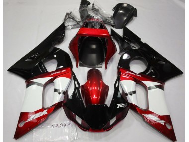 1998-2002 Metallic Red Yamaha R6 Motorcycle Fairings