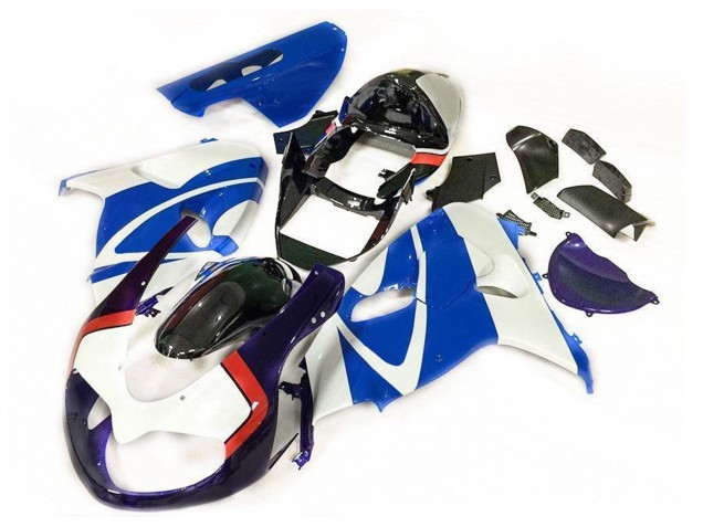 1998-2003 Blue and Black Suzuki TL1000R Motorcycle Fairings