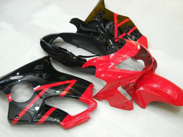 1999-2000 Black Red Honda CBR600 F4 Motorcycle Fairings 1999-2000 Black Red Honda CBR600 F4 Motorcycle Fairings