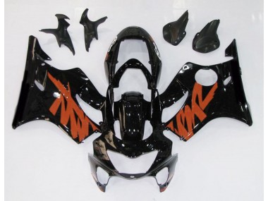 1999-2000 Gloss Black & Orange Honda CBR600 F4 Motorcycle Fairings