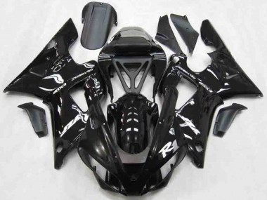 2000-2001 Gloss Black Style Yamaha R1 Motorcycle Fairings
