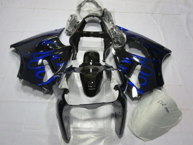 2000-2002 Blue Flame Kawasaki ZX6R Motorcycle Fairings
