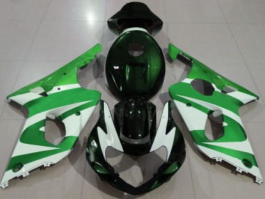 2000-2002 Deep Green Suzuki GSXR 1000 Motorcycle Fairings
