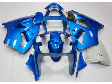 2000-2002 Vibrant Blue Kawasaki ZX6R Motorcycle Fairings