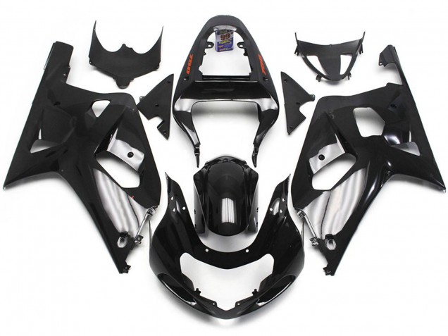 2001-2003 Gloss Black Suzuki GSXR 600-750 Motorcycle Fairings 2001-2003 Gloss Black Suzuki GSXR 600-750 Motorcycle Fairings