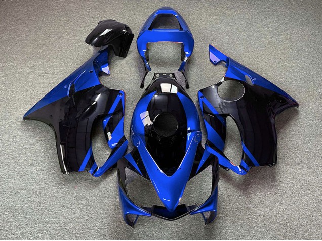 2001-2003 Gloss Blue and Black Honda CBR600 F4i Motorcycle Fairings 2001-2003 Gloss Blue and Black Honda CBR600 F4i Motorcycle Fairings