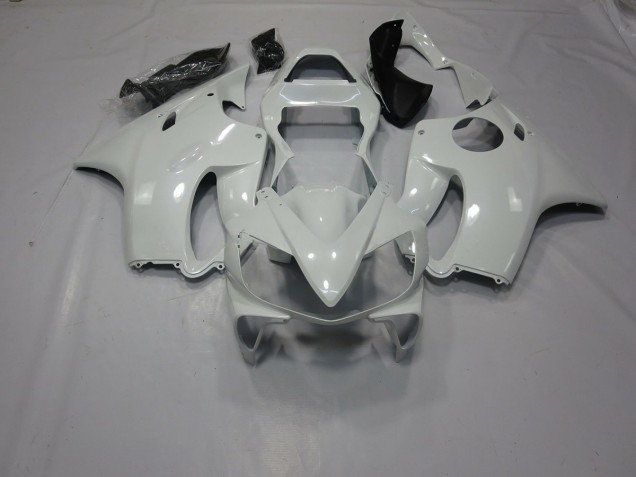 2001-2003 Pearl White Honda CBR600 F4i Motorcycle Fairings