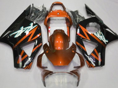 2002-2003 Electric Orange Honda CBR954RR Motorcycle Fairings