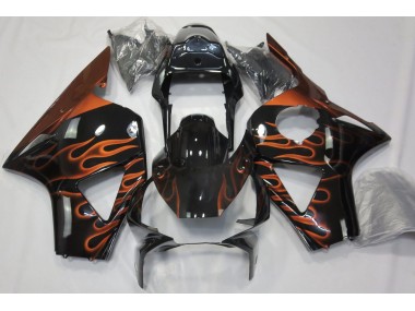 2002-2003 Orange Flame Honda CBR954RR Motorcycle Fairings