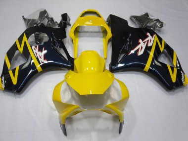 2002-2003 Yellow Black Honda CBR954RR Motorcycle Fairings