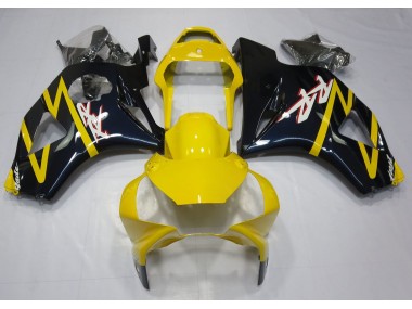 2002-2003 Yellow Black Honda CBR954RR Motorcycle Fairings