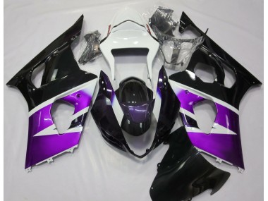 2003-2004 Gloss Purple and White Suzuki GSXR 1000 Motorcycle Fairings
