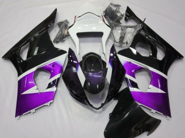 2003-2004 Gloss Purple and White Suzuki GSXR 1000 Motorcycle Fairings