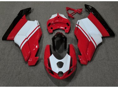 2003-2004 Gloss Red & White Ducati Ducati 749 999 Motorcycle Fairings