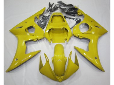2003-2004 Gloss Yellow Yamaha R6 Motorcycle Fairings