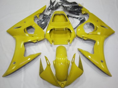 2003-2004 Gloss Yellow Yamaha R6 Motorcycle Fairings