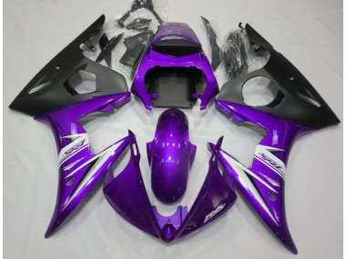 2003-2004 Purple & White Yamaha R6 Motorcycle Fairings