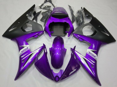 2003-2004 Purple & White Yamaha R6 Motorcycle Fairings