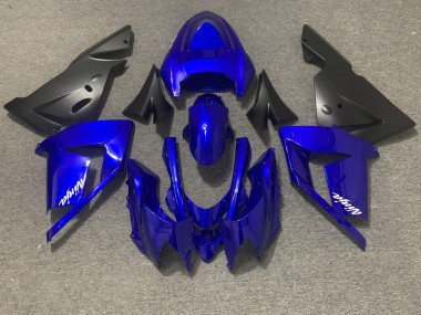 2004-2005 Gloss Blue and Black Kawasaki ZX10R Motorcycle Fairings