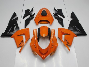 2004-2005 Plain Orange Ninja Kawasaki ZX10R Motorcycle Fairings