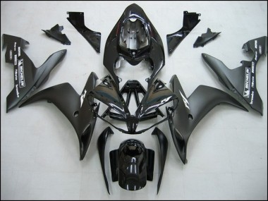 2004-2006 Black and White Yamaha R1 Motorcycle Fairings