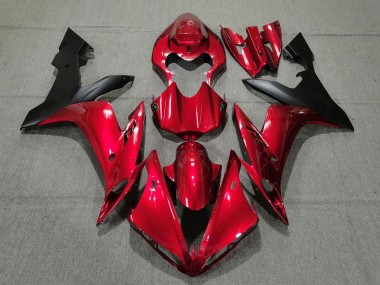 2004-2006 Candy Red & Black Yamaha R1 Motorcycle Fairings