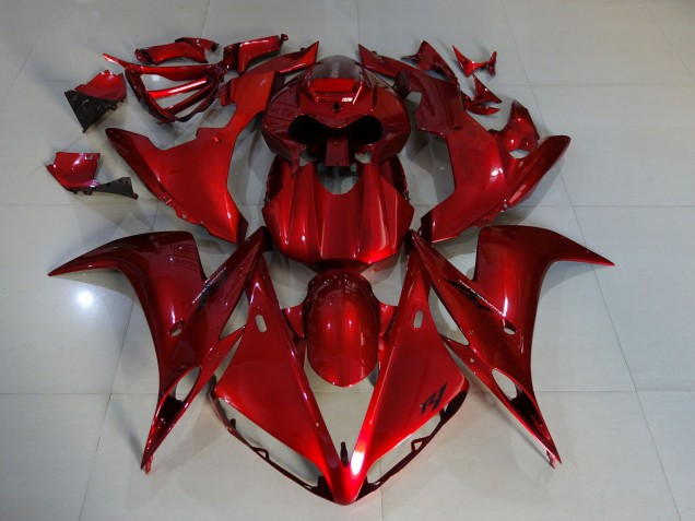 2004-2006 Deep Red Yamaha R1 Motorcycle Fairings