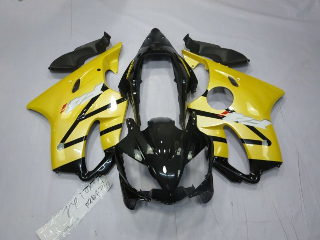 2004-2007 Pearl Yellow Gloss Black Honda CBR600 F4i Motorcycle Fairings 2004-2007 Pearl Yellow Gloss Black Honda CBR600 F4i Motorcycle Fairings