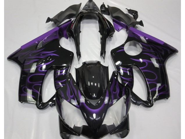 2004-2007 Purple Flame Honda CBR600 F4i Motorcycle Fairings