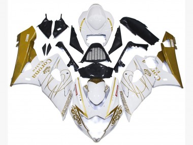 2005-2006 Gold Gloss Corona Custom Suzuki GSXR 1000 Motorcycle Fairings