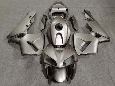 2005-2006 Matte Silver Honda CBR600RR Motorcycle Fairings