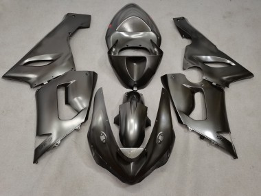 2005-2006 Metal Silver Kawasaki ZX6R Motorcycle Fairings