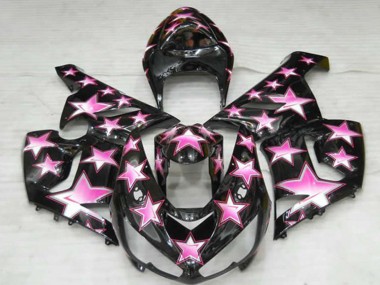 2005-2006 Pink Star Kawasaki ZX6R Motorcycle Fairings