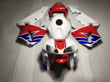 2005-2006 Red / White / Blue Honda CBR600RR Motorcycle Fairings