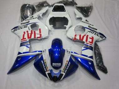 2005 Fiat Deep Blue Yamaha R6 Motorcycle Fairings