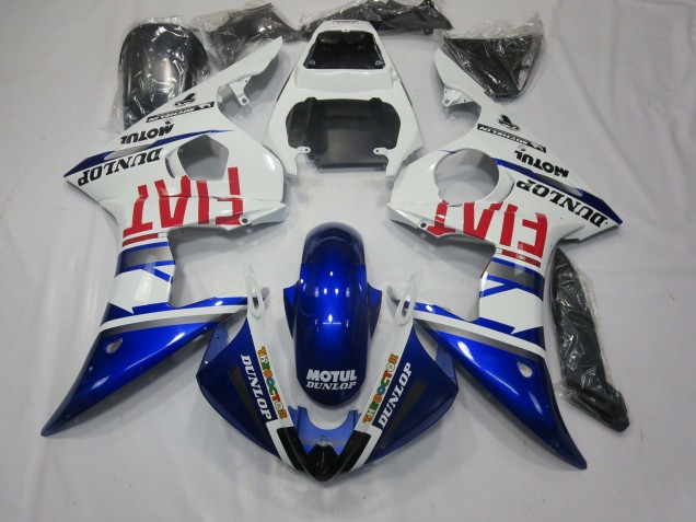 2005 Fiat Deep Blue Yamaha R6 Motorcycle Fairings