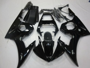 2005 Gloss Black Yamaha R6 Motorcycle Fairings