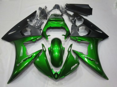 2005 Gloss Dark Green Yamaha R6 Motorcycle Fairings