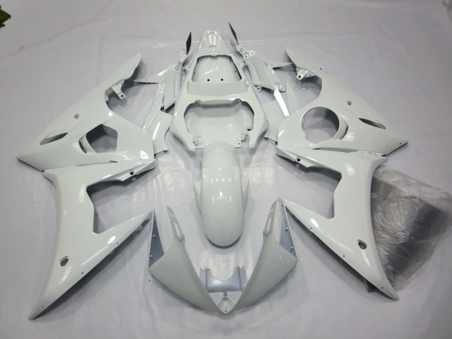 2005 Gloss White Yamaha R6 Motorcycle Fairings 2005 Gloss White Yamaha R6 Motorcycle Fairings