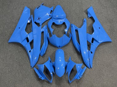 2006-2007 Baby Blue Yamaha R6 Motorcycle Fairings