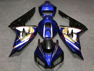 2006-2007 Blue & Gold Honda CBR1000RR Motorcycle Fairings