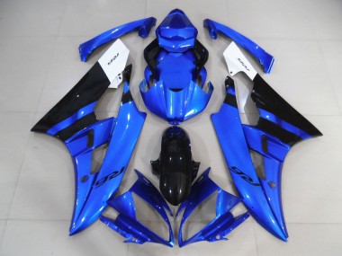 2006-2007 Custom Blue Yamaha R6 Motorcycle Fairings