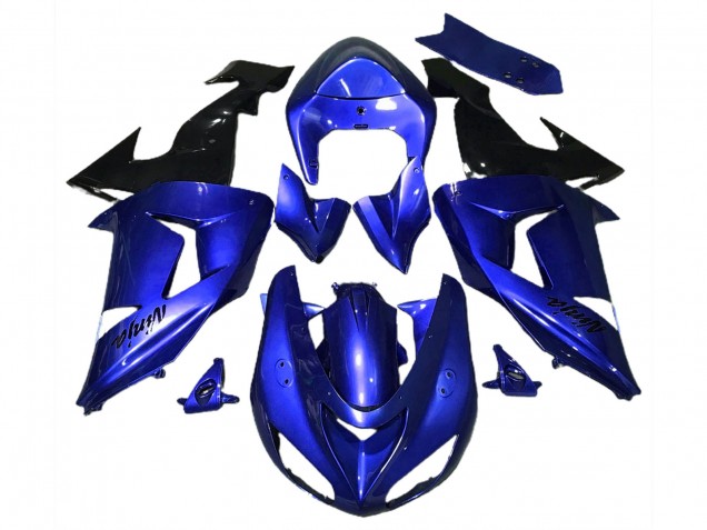 2006-2007 Gloss Blue Kawasaki ZX10R Motorcycle Fairings 2006-2007 Gloss Blue Kawasaki ZX10R Motorcycle Fairings