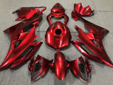 2006-2007 Gloss Red Yamaha R6 Motorcycle Fairings