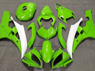 2006-2007 Pearl Green Yamaha R6 Motorcycle Fairings