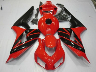 2006-2007 Red and Black Honda CBR1000RR Motorcycle Fairings